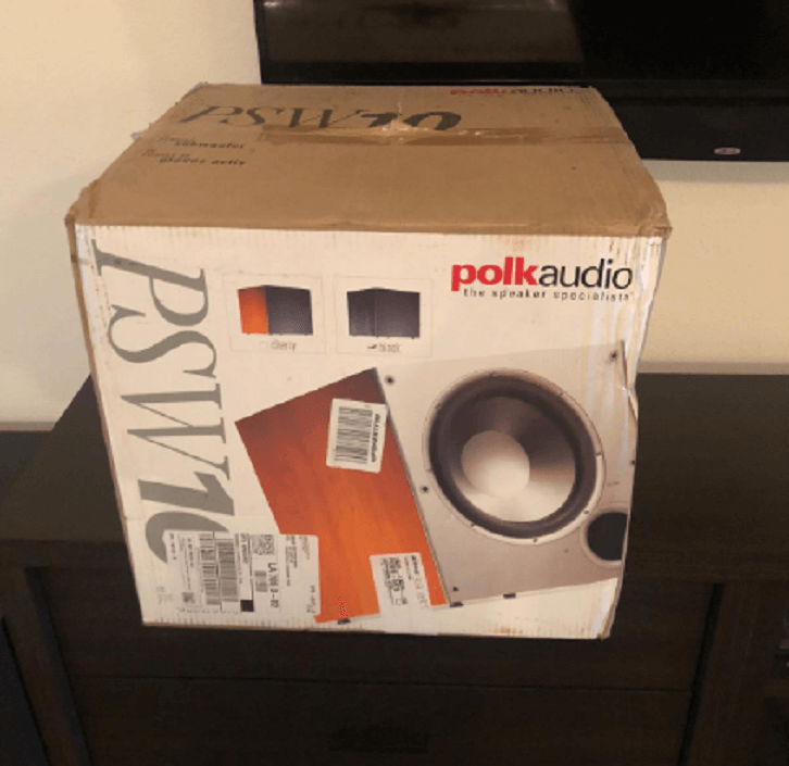 Polk Audio PSW10 10-inch package