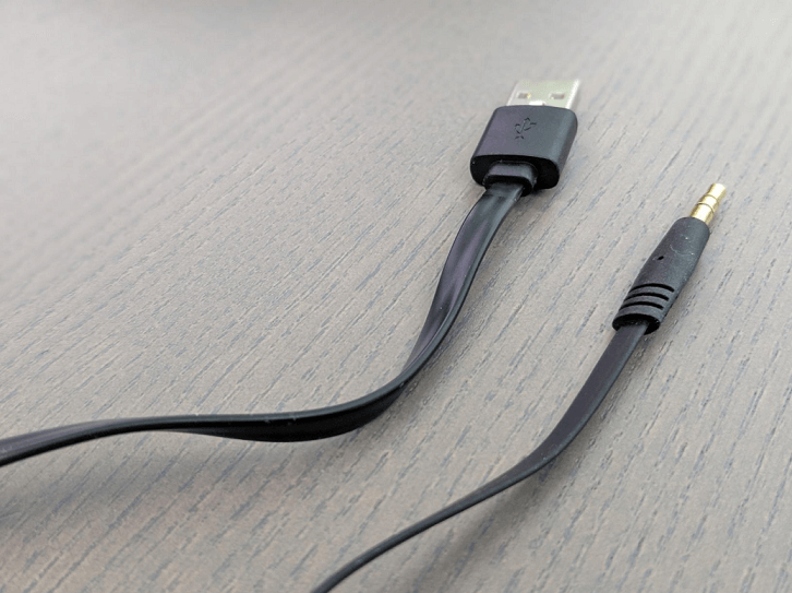 Treblab-Z2 charger and 3.5mm aux cable