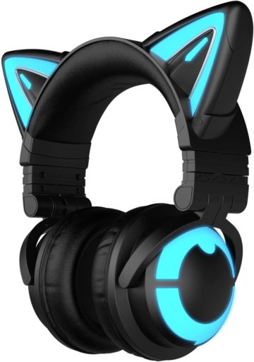 photo of the YOWU<br> RGB Cat Ear Headphone