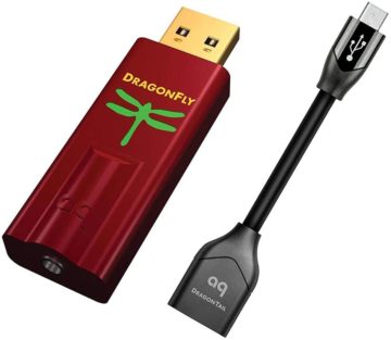 photo of the AudioQuest DragonFly Red