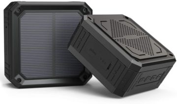 photo of the ABFOCE  Portable Solar Speakers