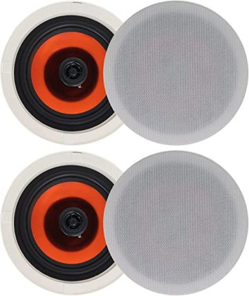 photo of the Herdio 300 Watt 6.5 Inch Round Ceiling Speakers