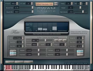 photo of the Audio Modeling SWAM Flutes V3