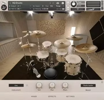 photo of the Wavesfactory VQ Drums