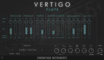 photo of the Cinematique Instruments Vertigo Flute