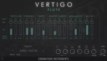 photo of the Cinematique Instruments Vertigo Flute
